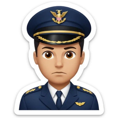 big powerful pumped-up fighter of the navy sticker