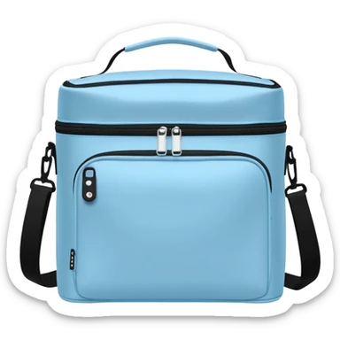 Cooler bag light blue  sticker