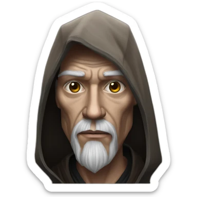hyperrealist sith jedi in world of warcraft sticker