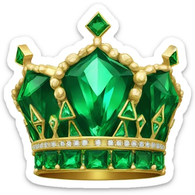 crown emerald color sticker