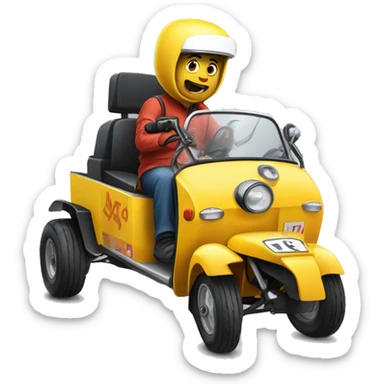 Extreme racing Tuk tuk crosskart  sticker