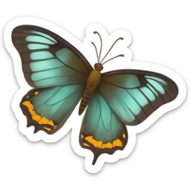 Butterfly sticker