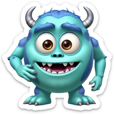 monsters inc sticker