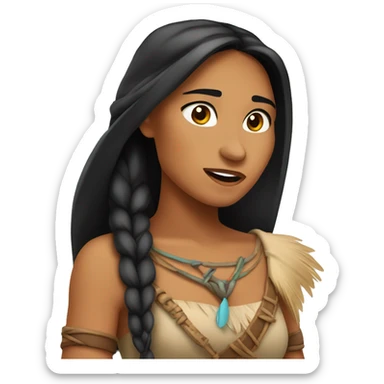 Pocahontas sticker