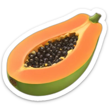 papaya sticker