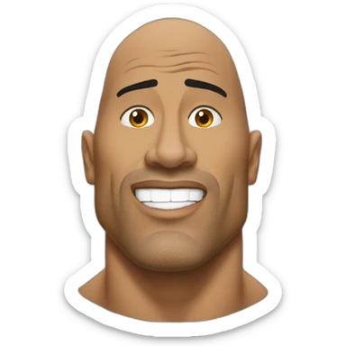 The rock avec une crotte de nez sticker