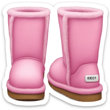 Pink uggs sticker