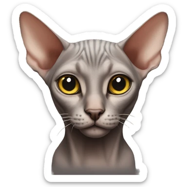 Sphinx cat sticker