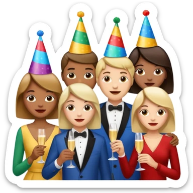 party very hard sticker