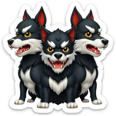 cerberus mythological creatures sticker
