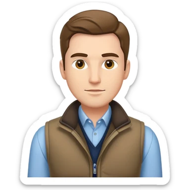 Finance bro gilet  sticker