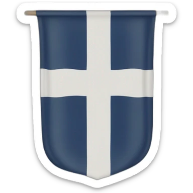 bandera cruz de borgoña sticker