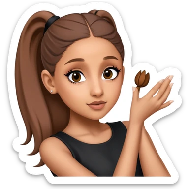 Ariana grande rehearsing for wicked  sticker