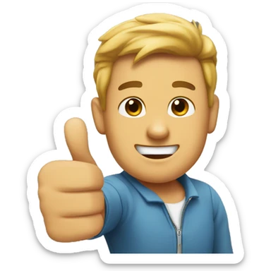 thumbs up sticker