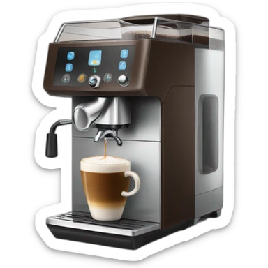 Coffee machine espresso sticker