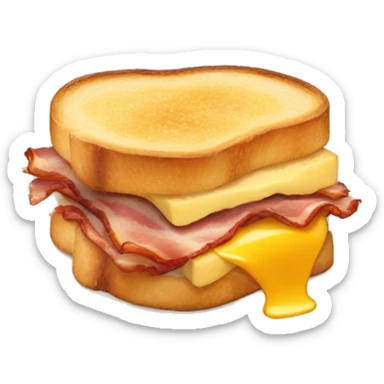 Bacon Cheese toasti  sticker