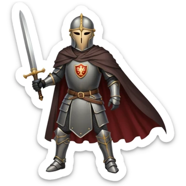 Headless Knight with Sword sticker