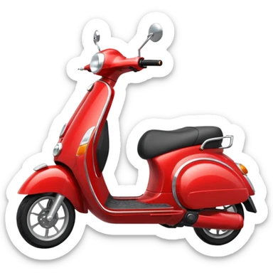 red scooter🛵 sticker