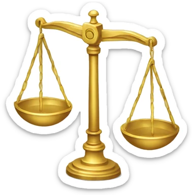 Gold law weigher sticker