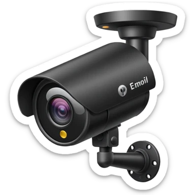 cámara seguridad sticker