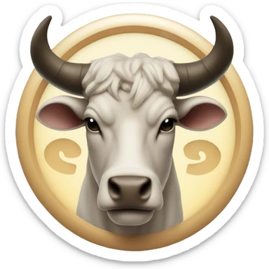 taurus symbol beautiful god like sticker