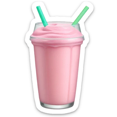 Light pink smoothie  sticker
