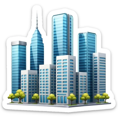 city and home sticker