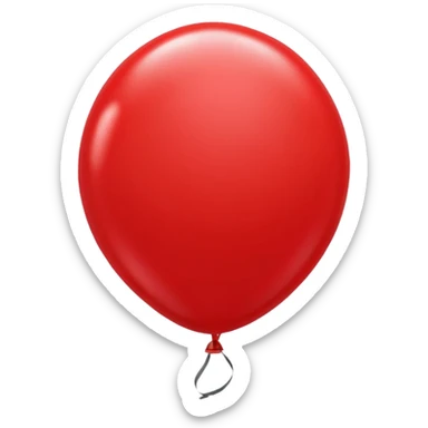 red balloon sticker