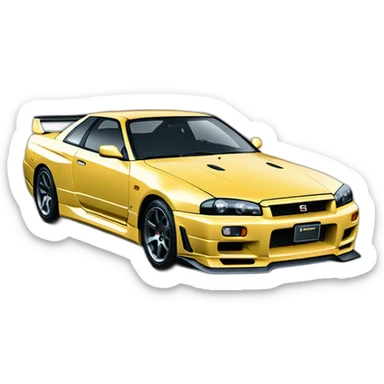 Nissan Skyline GTR V-Spec 1999 sticker