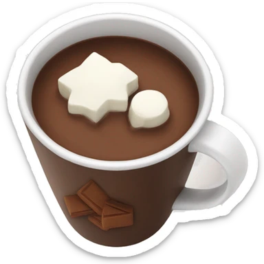 hot chocolate  sticker