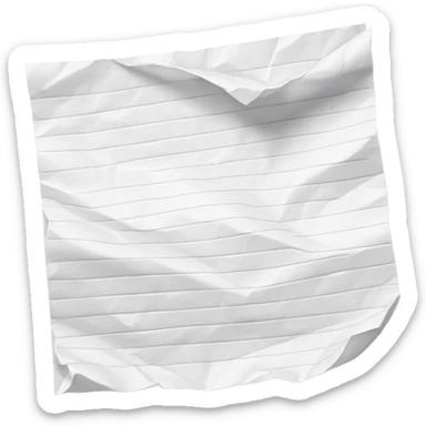 generate realistic detailed paper sticker