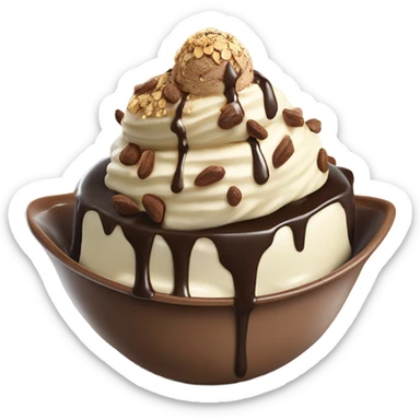 coppa del nonno icecream  sticker