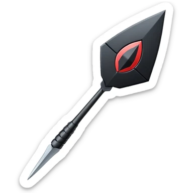 black ninja dart sticker