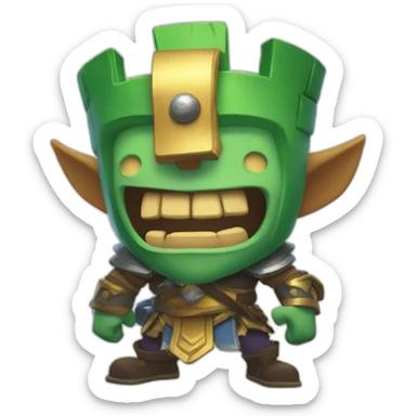 Duende gigante clash royale sticker
