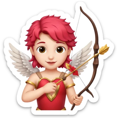 cupid for valentines day sticker