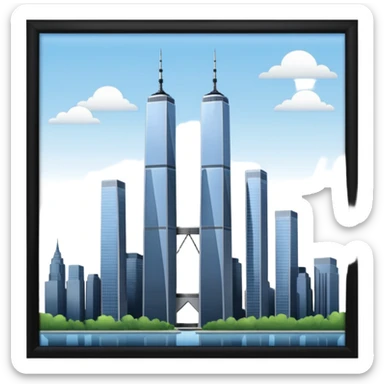 Twin Towers sticker