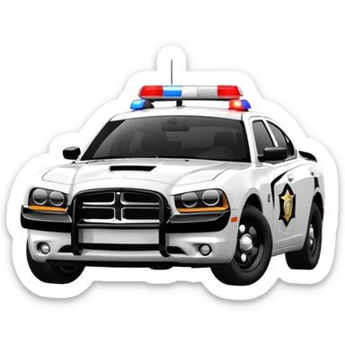 Dodge Charger Cop sticker