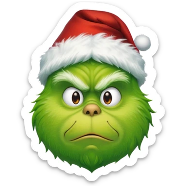 Grinch sticker
