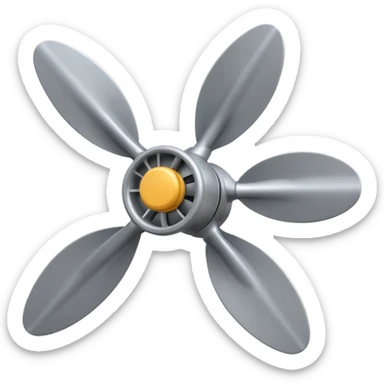 gray propeller sticker