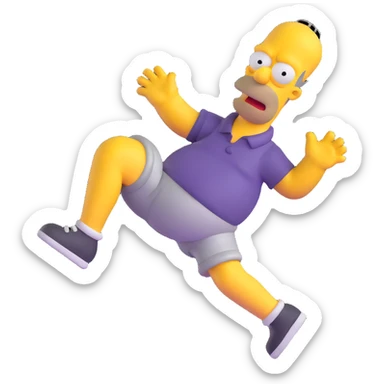 Homer Simpson sticker