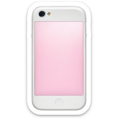 Light pink iPhone sticker