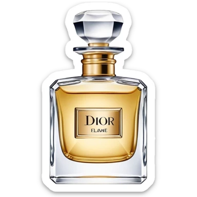 Dior parfum sticker
