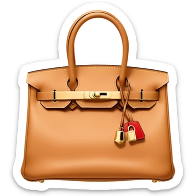 hermes birkin flesh color bag sticker