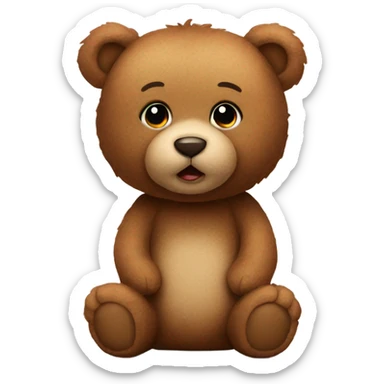 teddy bear sticker