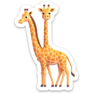 Giraffe sticker