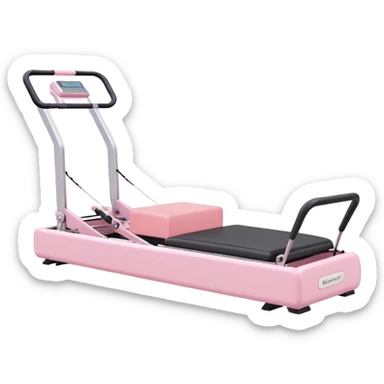 pink pilates reformer sticker
