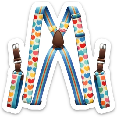funny suspenders sticker