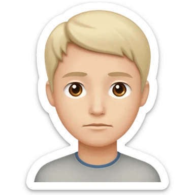 Persona pensativa sticker