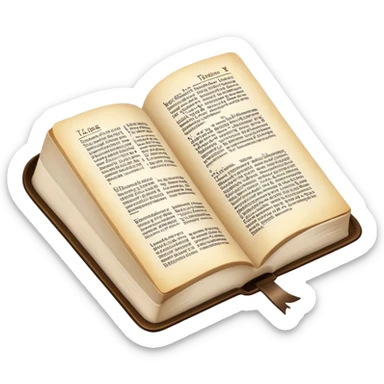 Una biblia  sticker