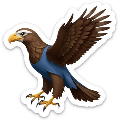 Hogwarts Ravenclaw brown Eagle sticker